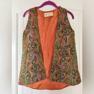 Vintage Women’s Multicolor Vest, Sz Small